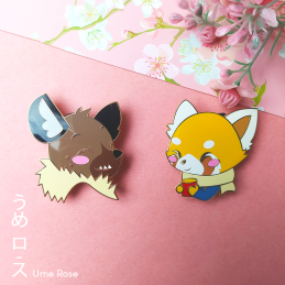 Lot 2 pin's Retsuko et...